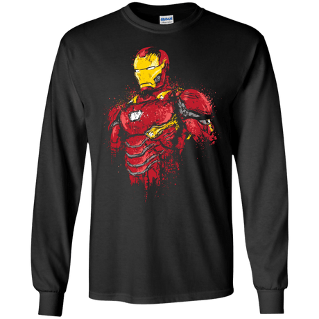 T-Shirts Black / S Infinity Iron Men's Long Sleeve T-Shirt