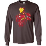 T-Shirts Dark Chocolate / S Infinity Iron Men's Long Sleeve T-Shirt