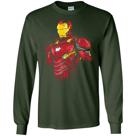 T-Shirts Forest Green / S Infinity Iron Men's Long Sleeve T-Shirt