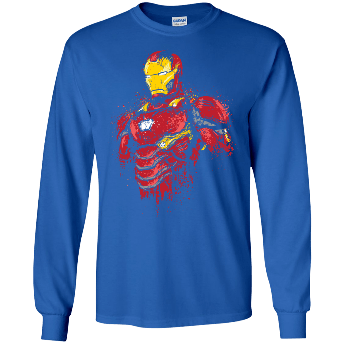 T-Shirts Royal / S Infinity Iron Men's Long Sleeve T-Shirt