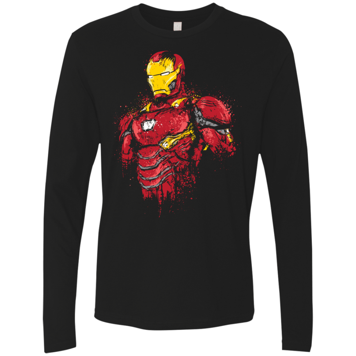 T-Shirts Black / S Infinity Iron Men's Premium Long Sleeve