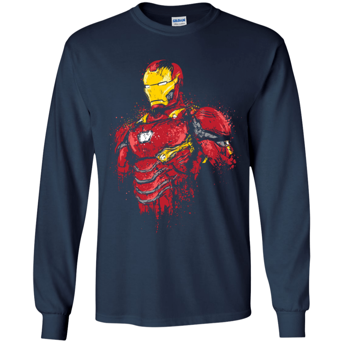 T-Shirts Navy / YS Infinity Iron Youth Long Sleeve T-Shirt