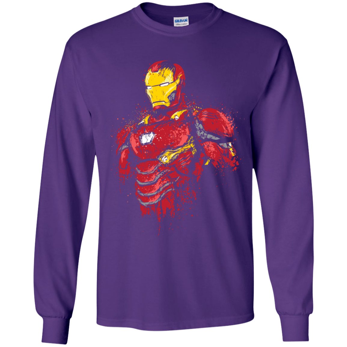 T-Shirts Purple / YS Infinity Iron Youth Long Sleeve T-Shirt