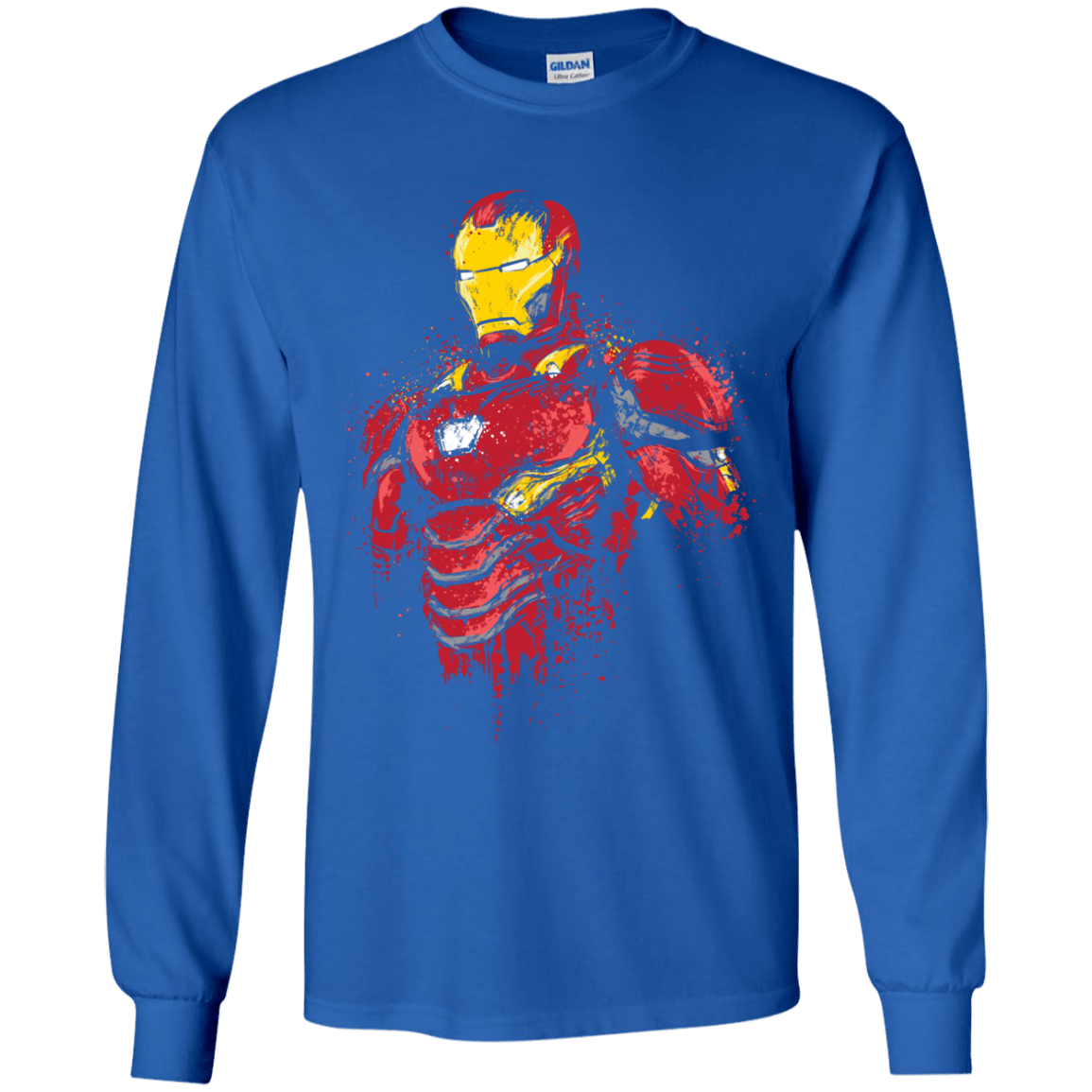 T-Shirts Royal / YS Infinity Iron Youth Long Sleeve T-Shirt