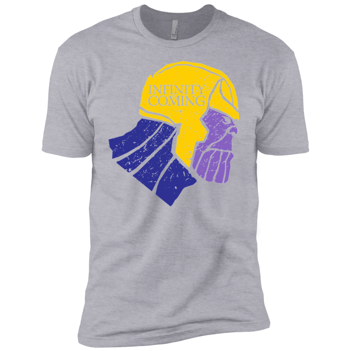 T-Shirts Heather Grey / YXS Infinity is Coming Boys Premium T-Shirt