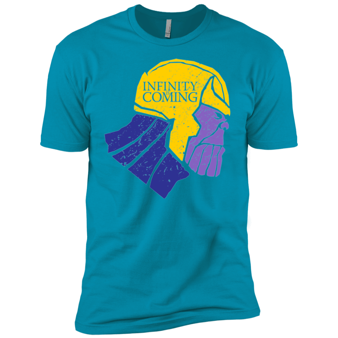 T-Shirts Turquoise / YXS Infinity is Coming Boys Premium T-Shirt