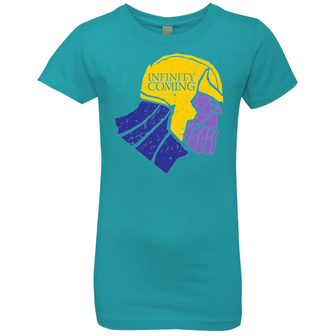T-Shirts Tahiti Blue / YXS Infinity is Coming Girls Premium T-Shirt