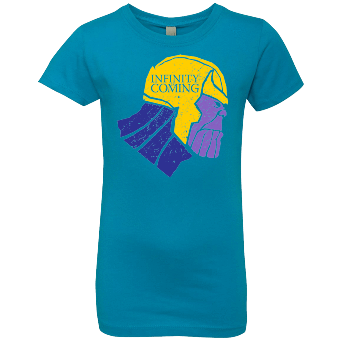 T-Shirts Turquoise / YXS Infinity is Coming Girls Premium T-Shirt