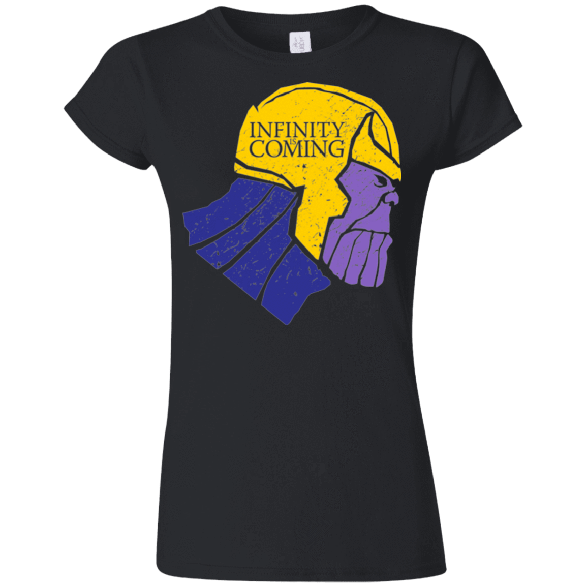 T-Shirts Black / S Infinity is Coming Junior Slimmer-Fit T-Shirt