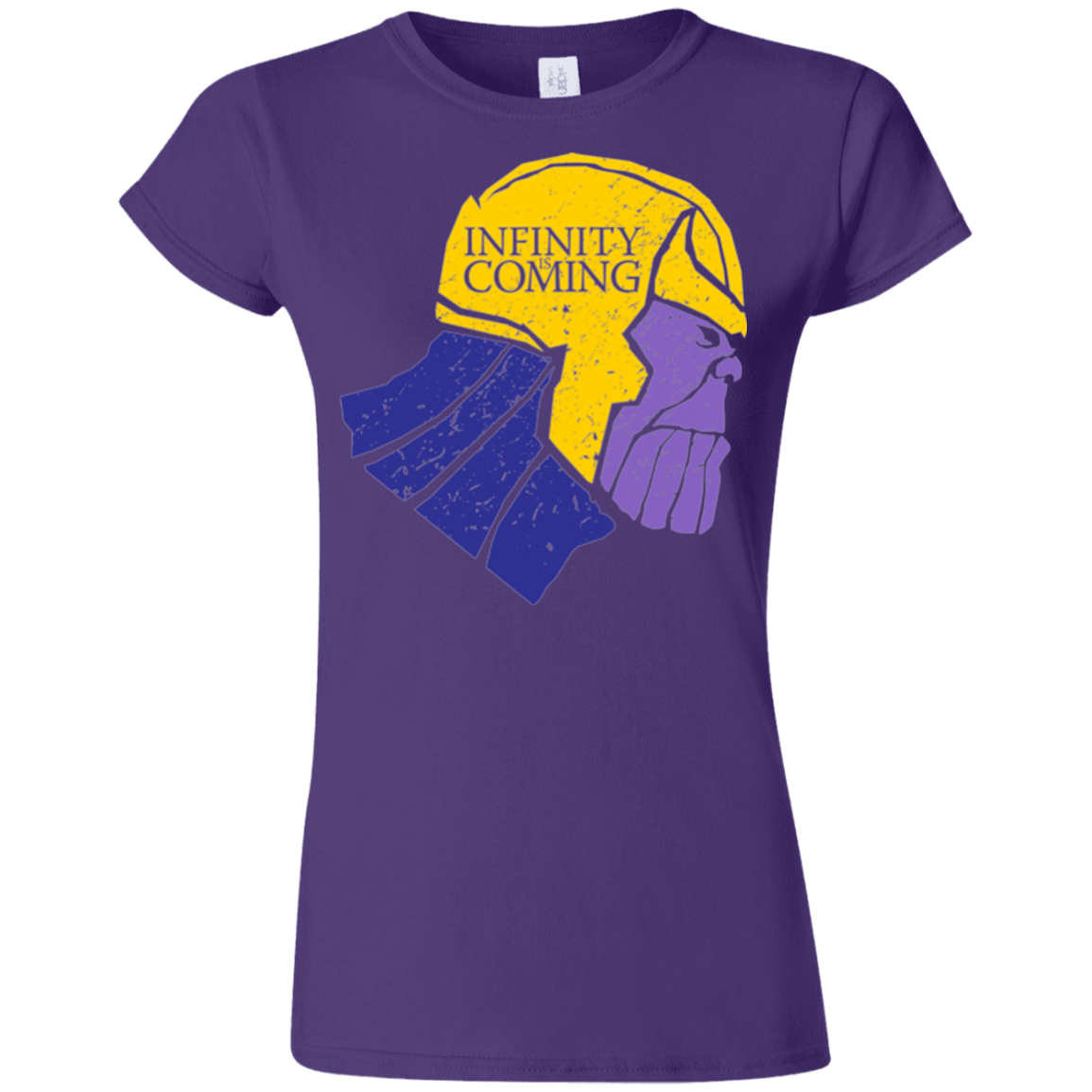T-Shirts Purple / S Infinity is Coming Junior Slimmer-Fit T-Shirt