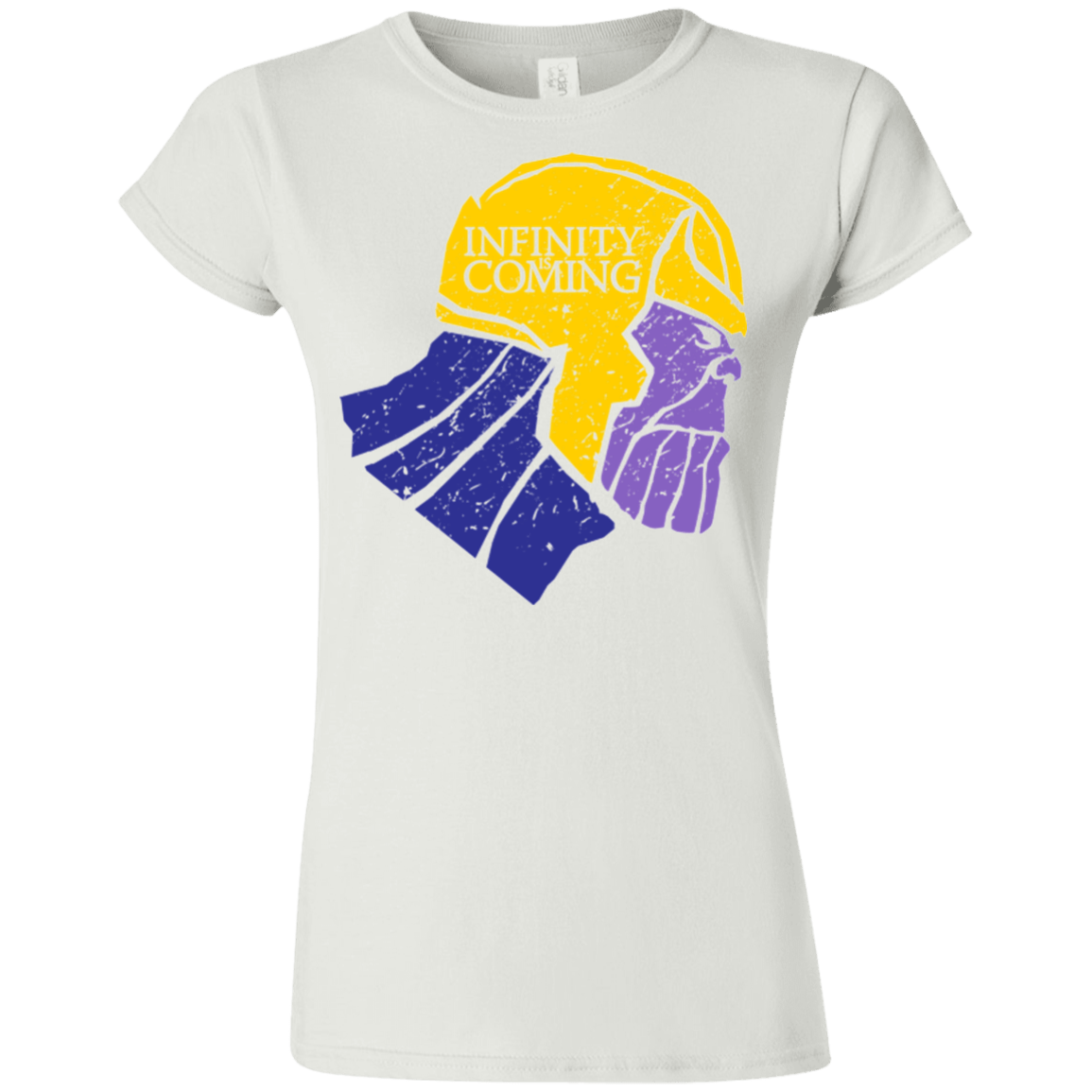T-Shirts White / S Infinity is Coming Junior Slimmer-Fit T-Shirt