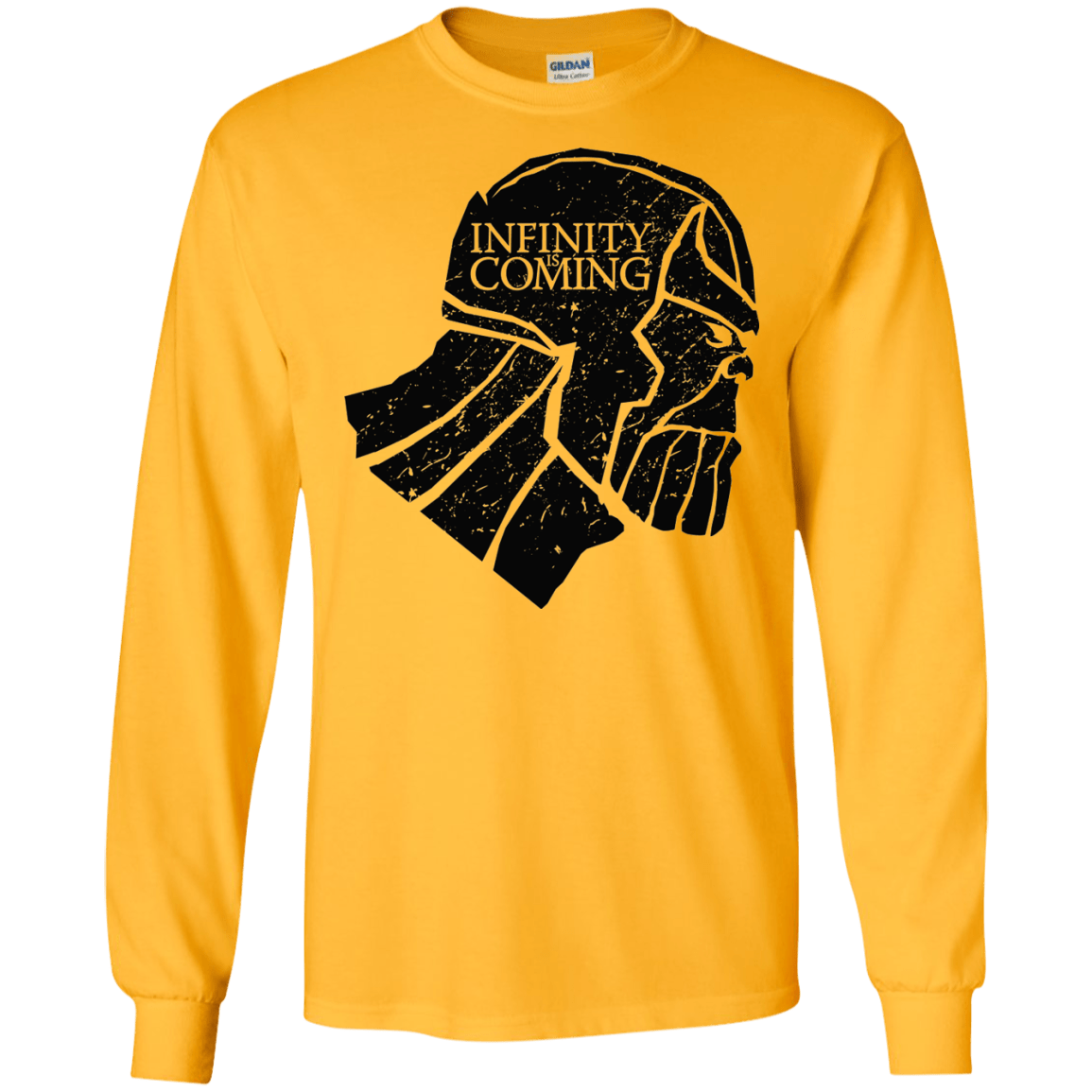 T-Shirts Gold / S Infinity is coming Men's Long Sleeve T-Shirt
