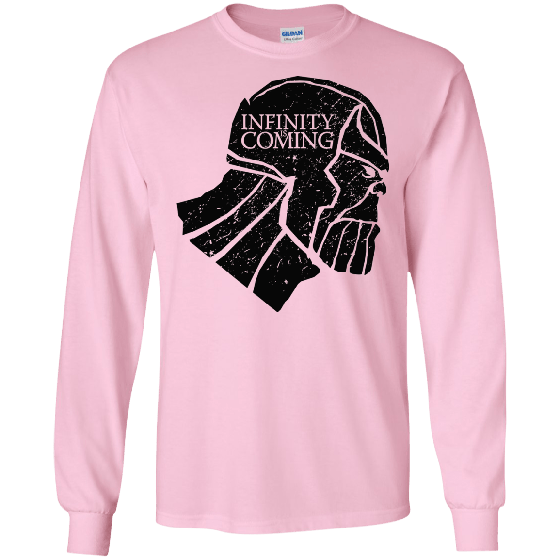 T-Shirts Light Pink / S Infinity is coming Men's Long Sleeve T-Shirt