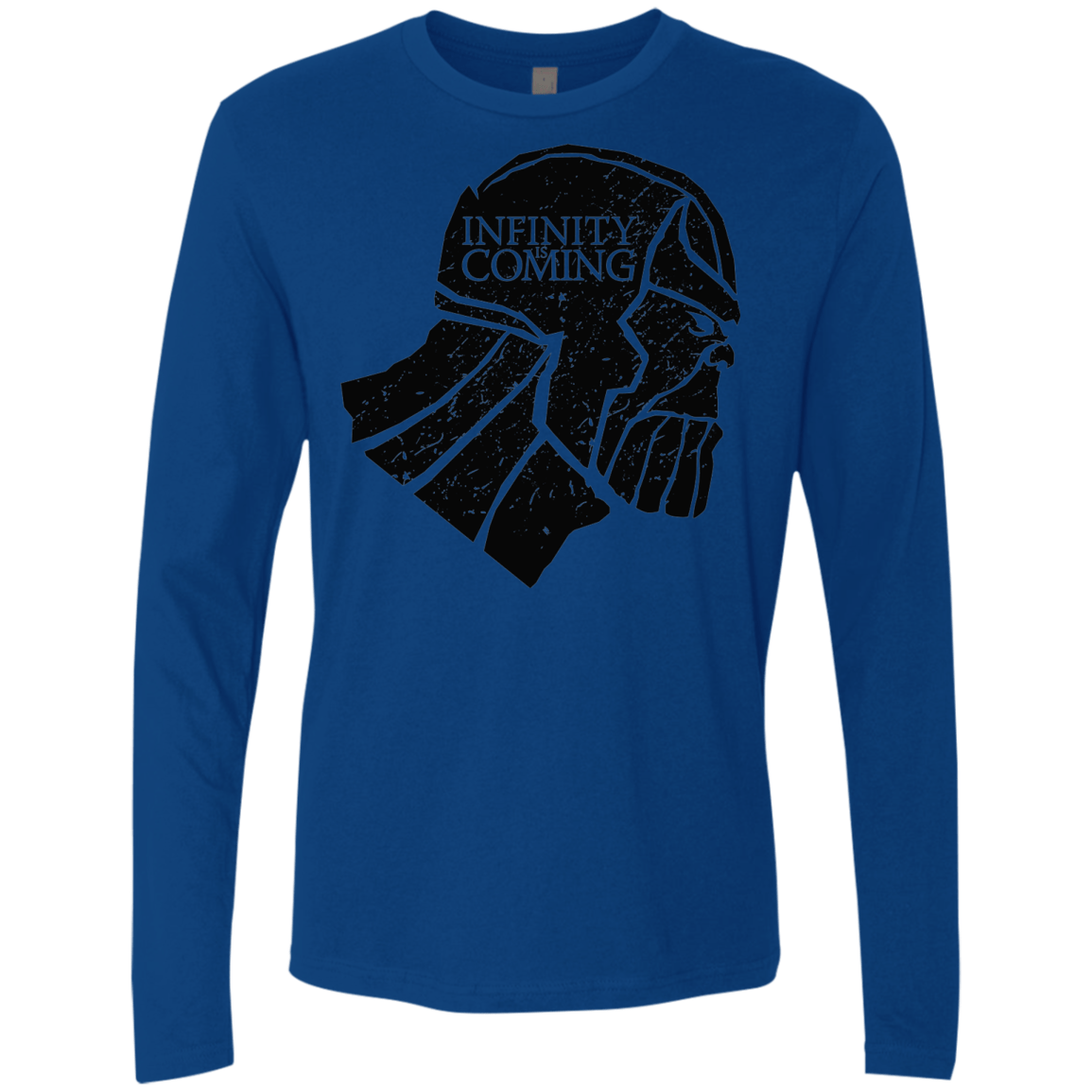 T-Shirts Royal / S Infinity is coming Men's Premium Long Sleeve
