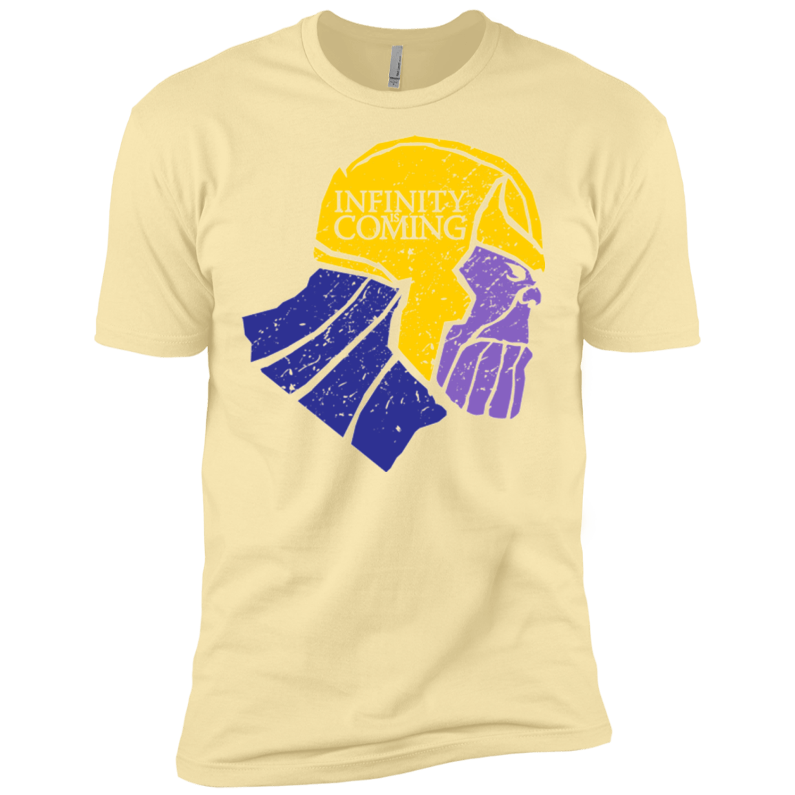 T-Shirts Banana Cream / X-Small Infinity is Coming Men's Premium T-Shirt