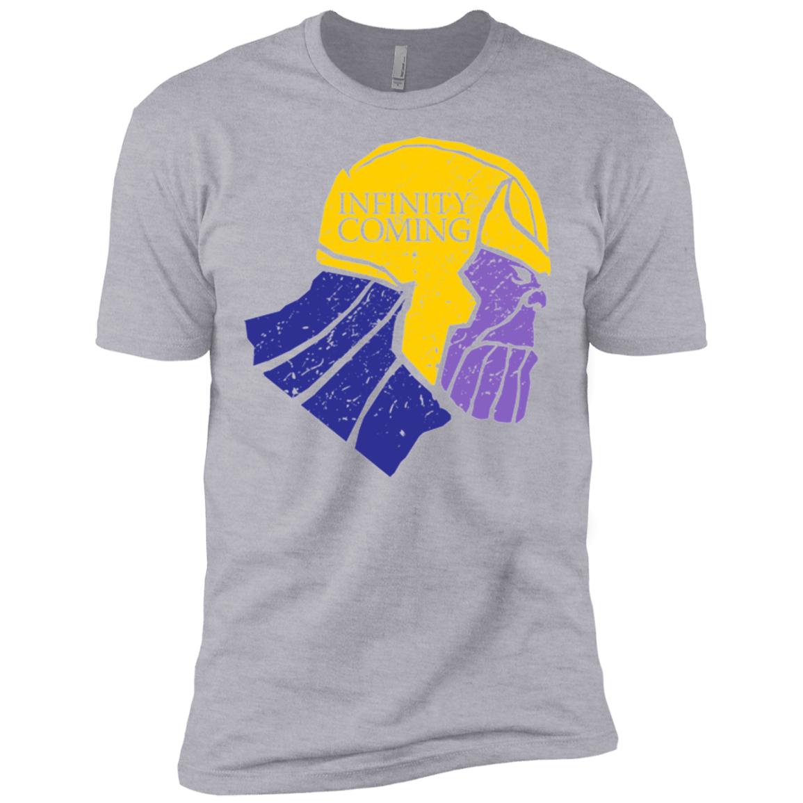 T-Shirts Heather Grey / X-Small Infinity is Coming Men's Premium T-Shirt