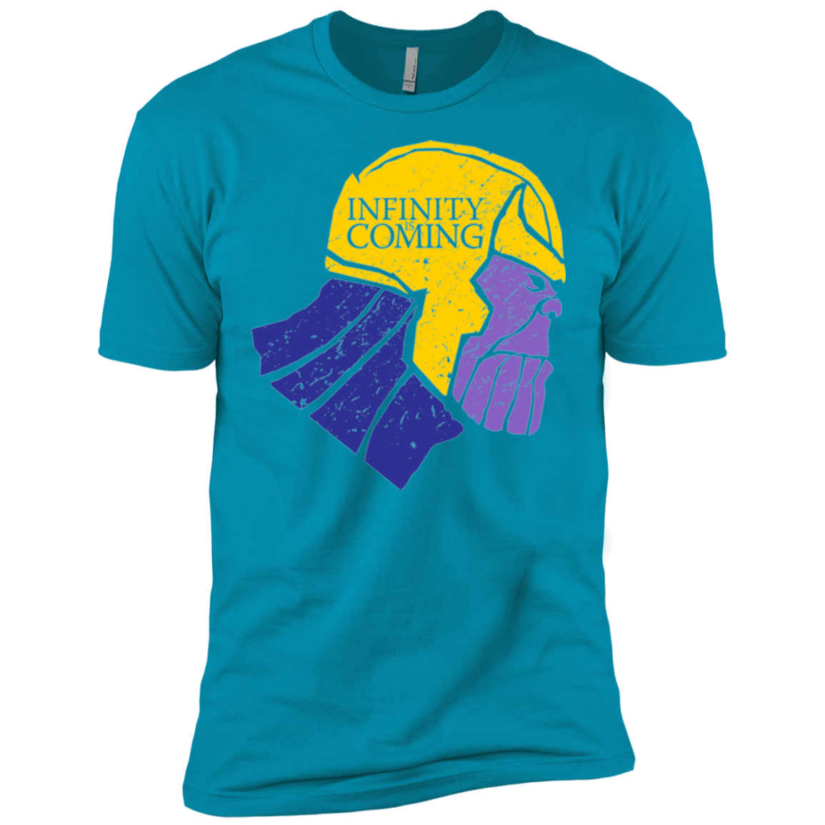 T-Shirts Turquoise / X-Small Infinity is Coming Men's Premium T-Shirt