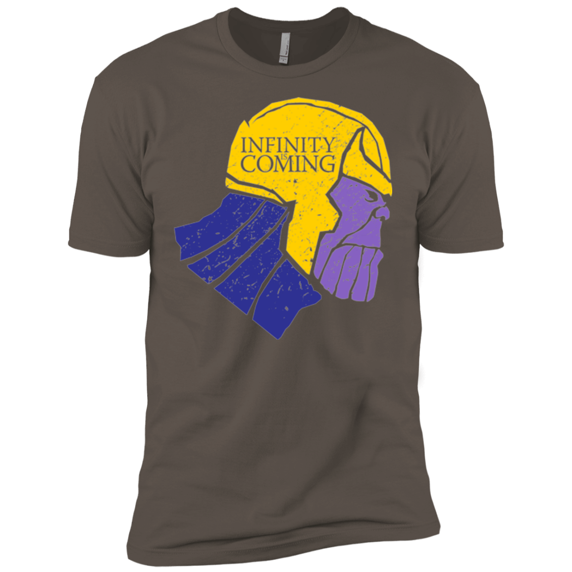 T-Shirts Warm Grey / X-Small Infinity is Coming Men's Premium T-Shirt