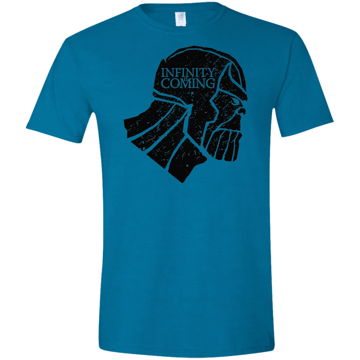 T-Shirts Antique Sapphire / S Infinity is coming Men's Semi-Fitted Softstyle