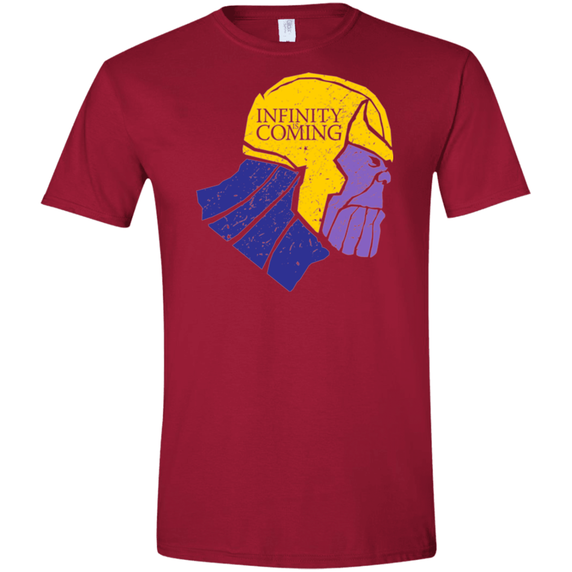 T-Shirts Cardinal Red / S Infinity is Coming Men's Semi-Fitted Softstyle