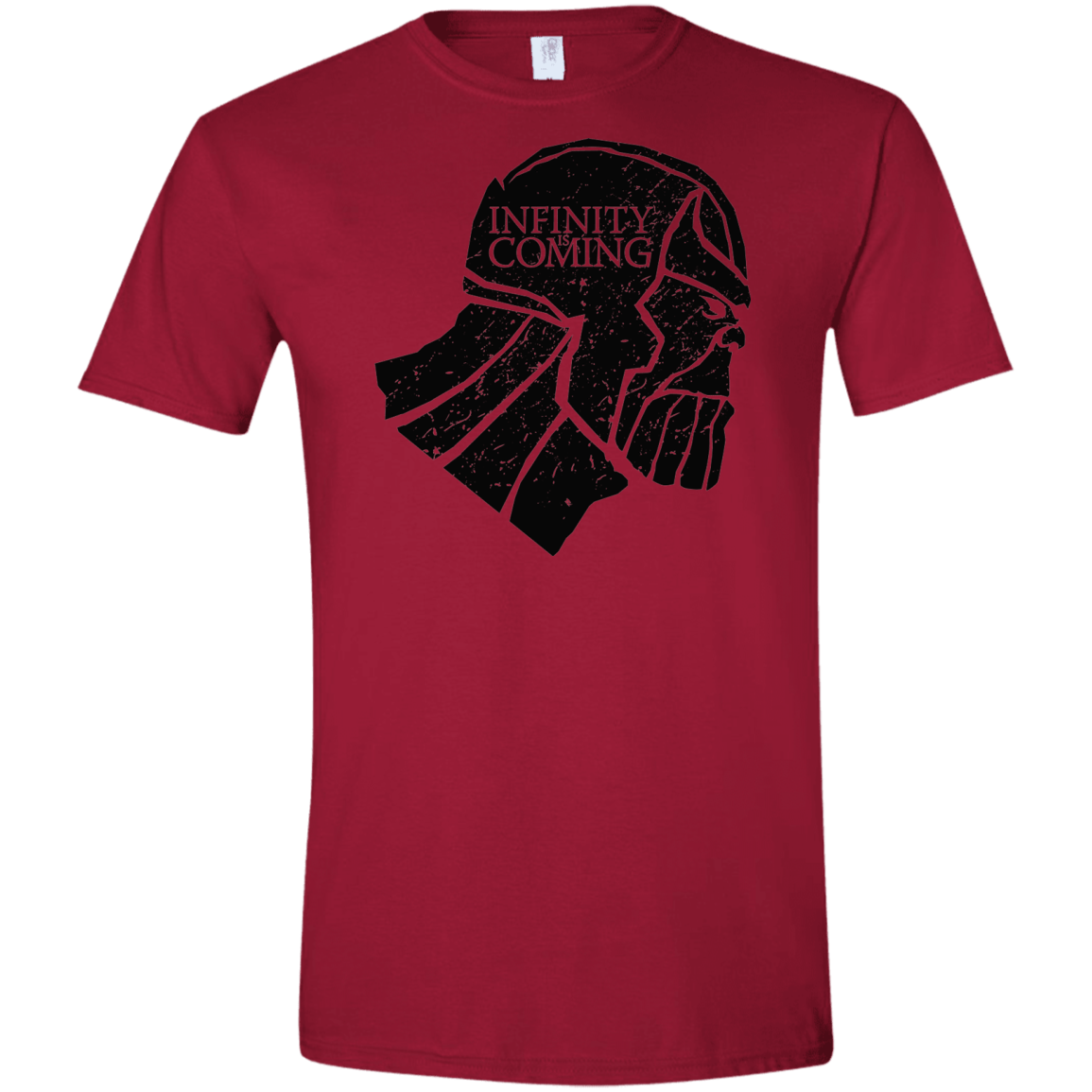 T-Shirts Cardinal Red / S Infinity is coming Men's Semi-Fitted Softstyle