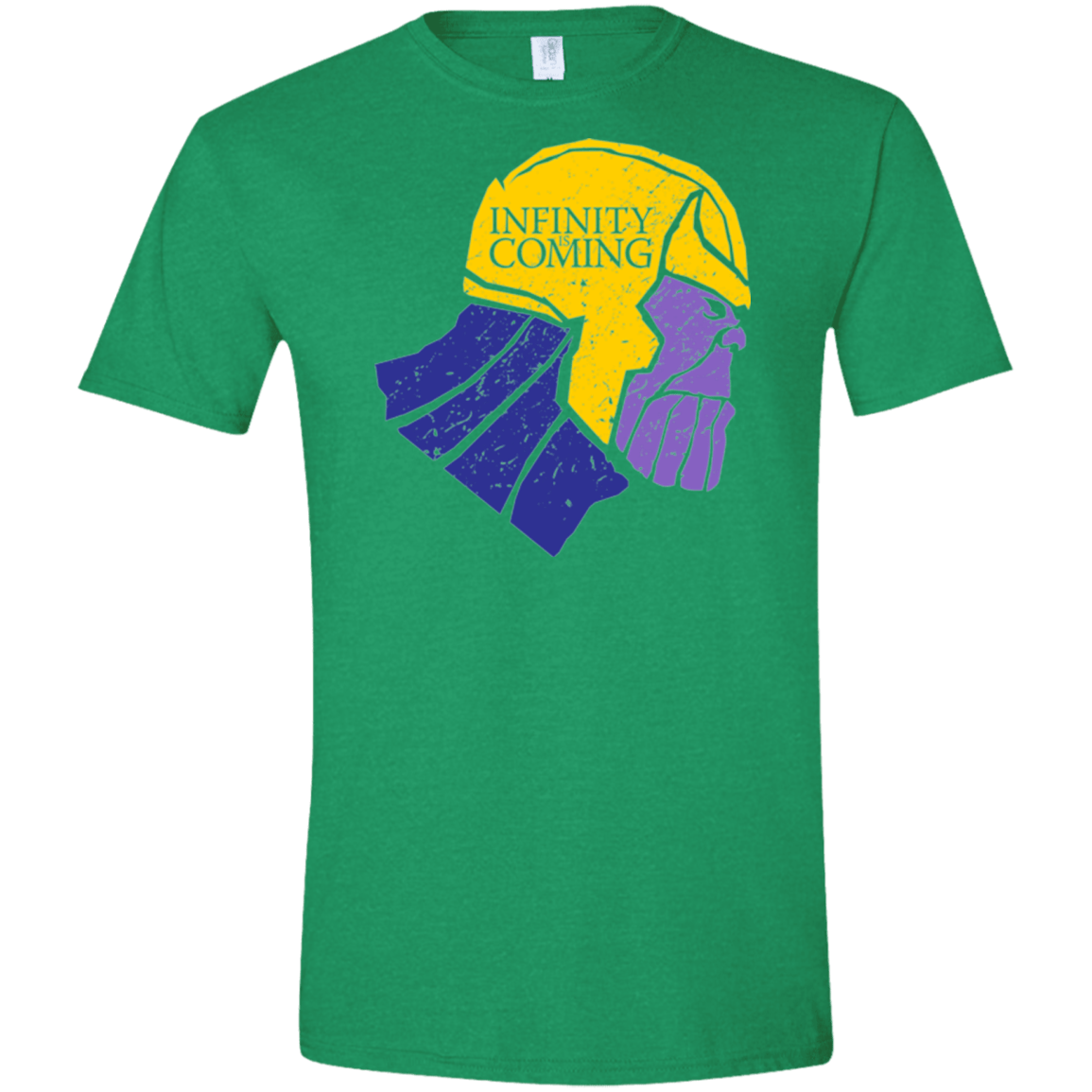 T-Shirts Heather Irish Green / S Infinity is Coming Men's Semi-Fitted Softstyle
