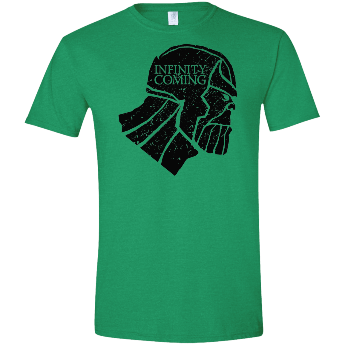 T-Shirts Heather Irish Green / S Infinity is coming Men's Semi-Fitted Softstyle