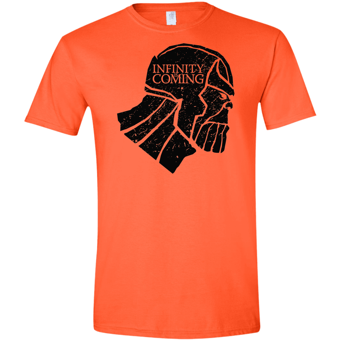 T-Shirts Orange / S Infinity is coming Men's Semi-Fitted Softstyle