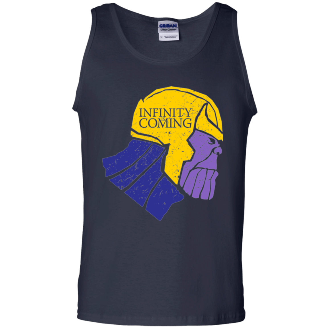 T-Shirts Navy / S Infinity is Coming Men's Tank Top