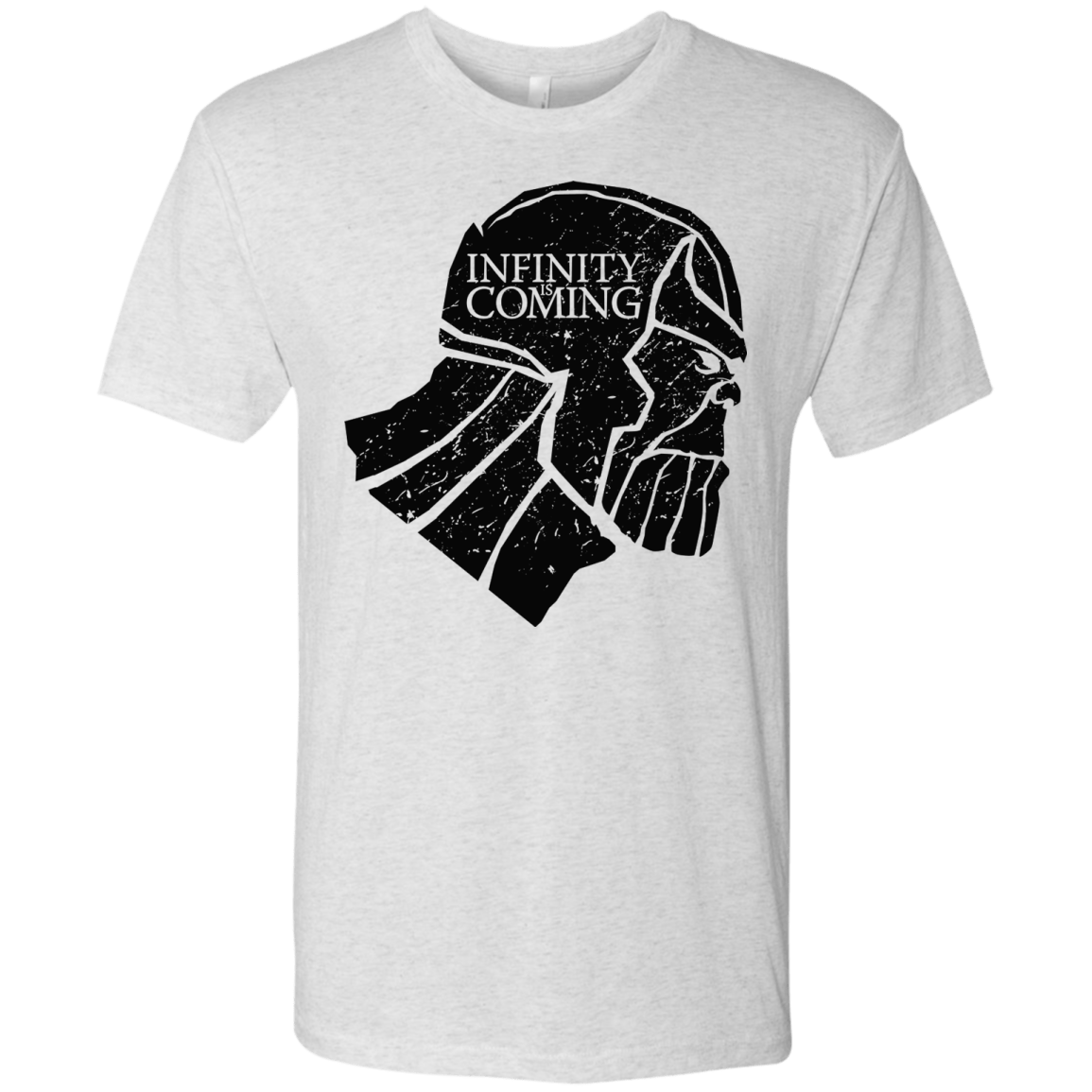T-Shirts Heather White / S Infinity is coming Men's Triblend T-Shirt