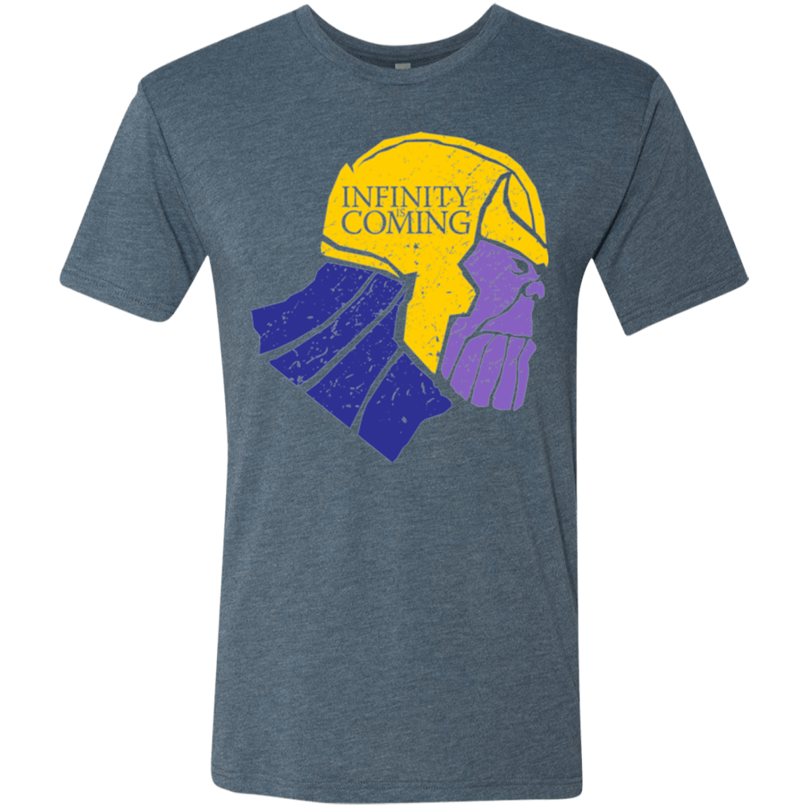 T-Shirts Indigo / S Infinity is Coming Men's Triblend T-Shirt