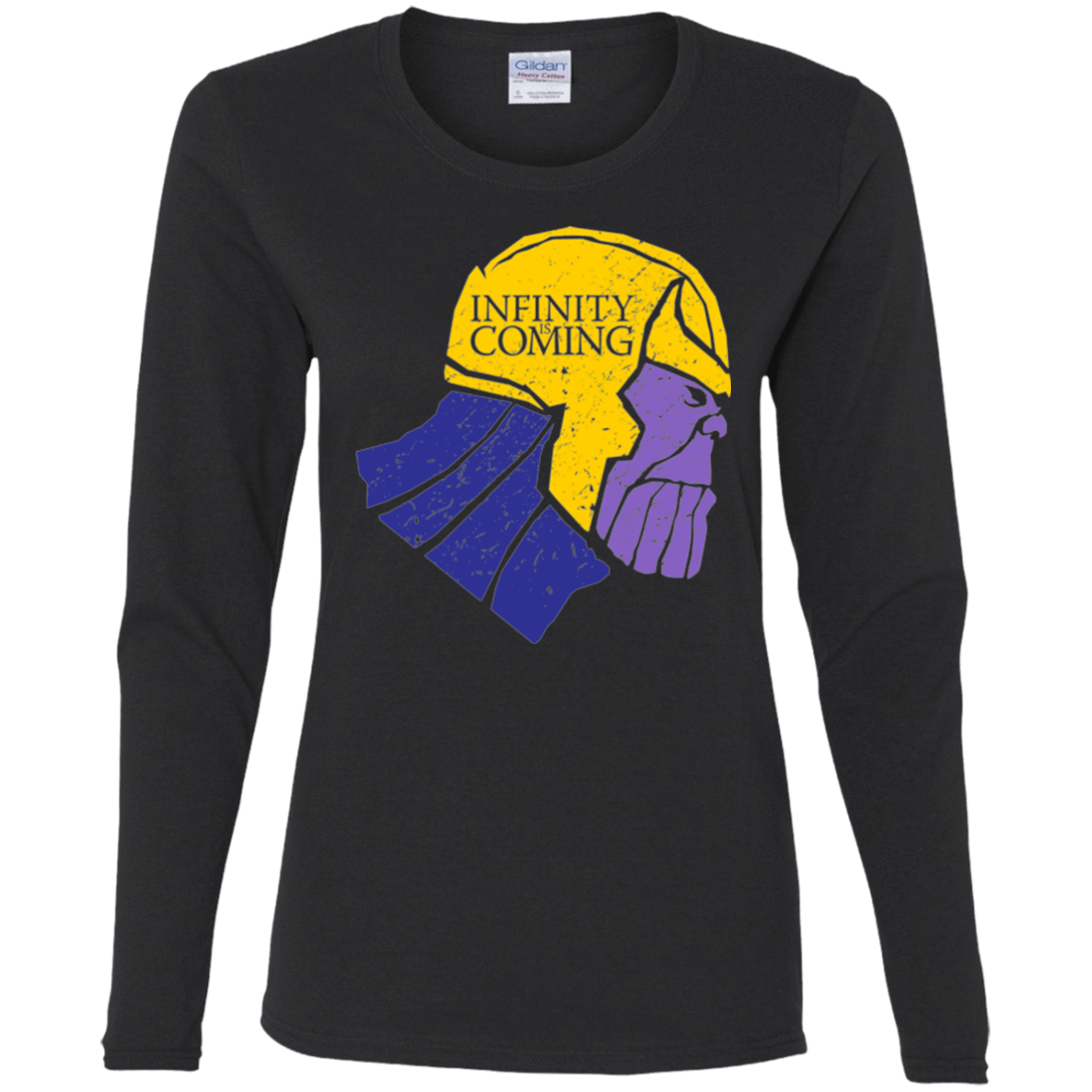 T-Shirts Black / S Infinity is Coming Women's Long Sleeve T-Shirt