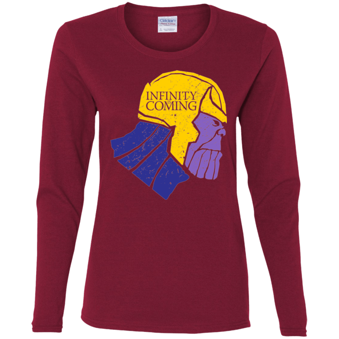 T-Shirts Cardinal / S Infinity is Coming Women's Long Sleeve T-Shirt