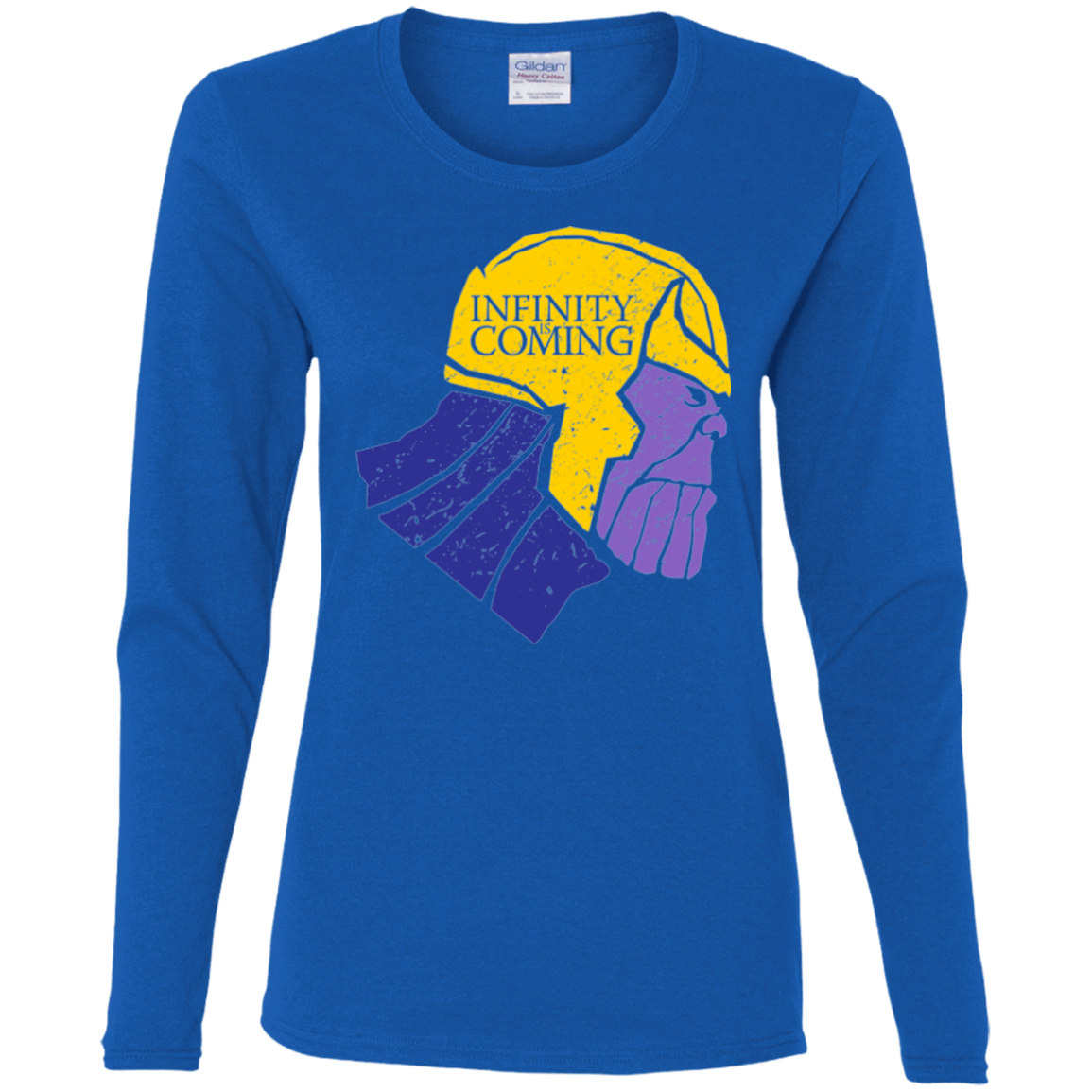 T-Shirts Royal / S Infinity is Coming Women's Long Sleeve T-Shirt