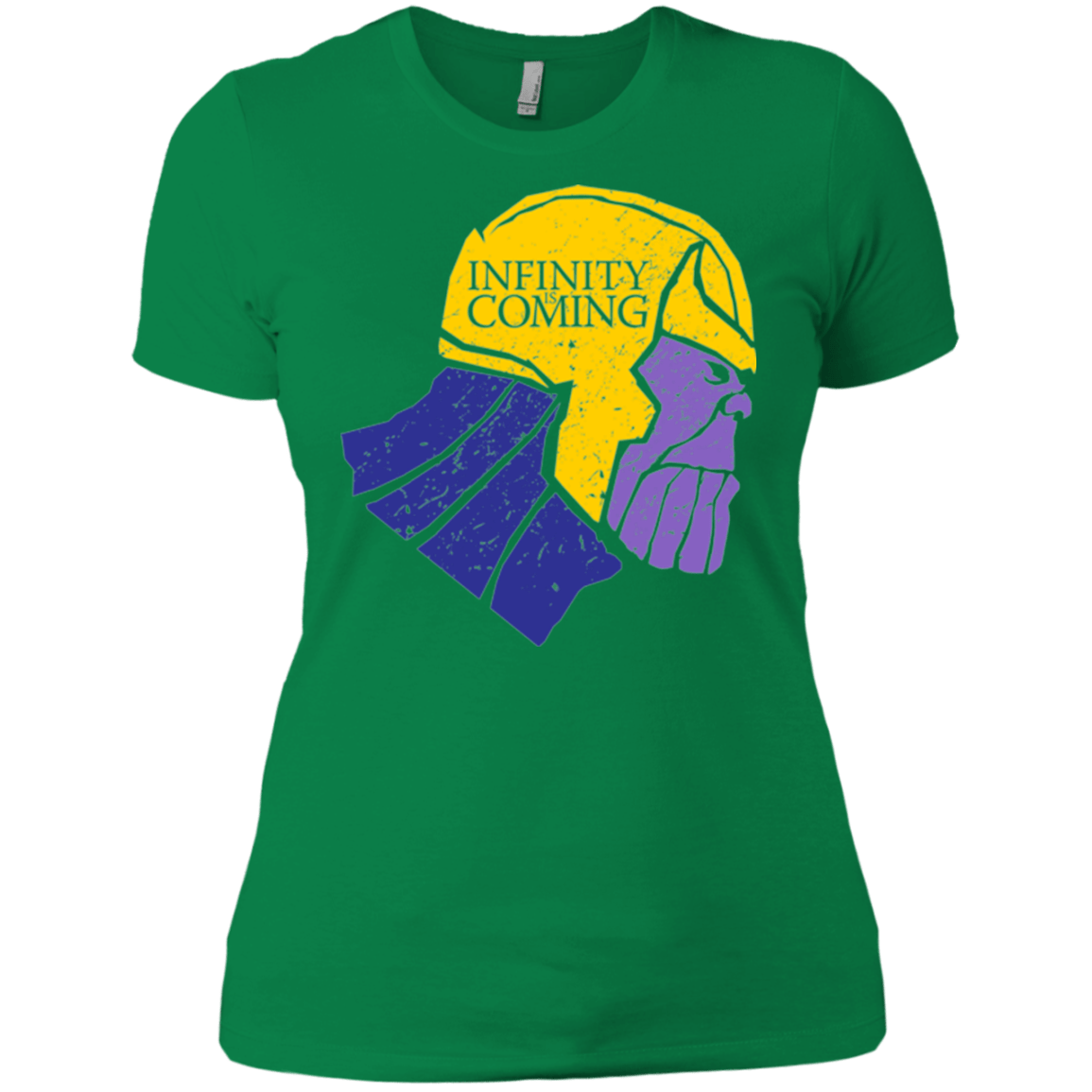 T-Shirts Kelly Green / X-Small Infinity is Coming Women's Premium T-Shirt