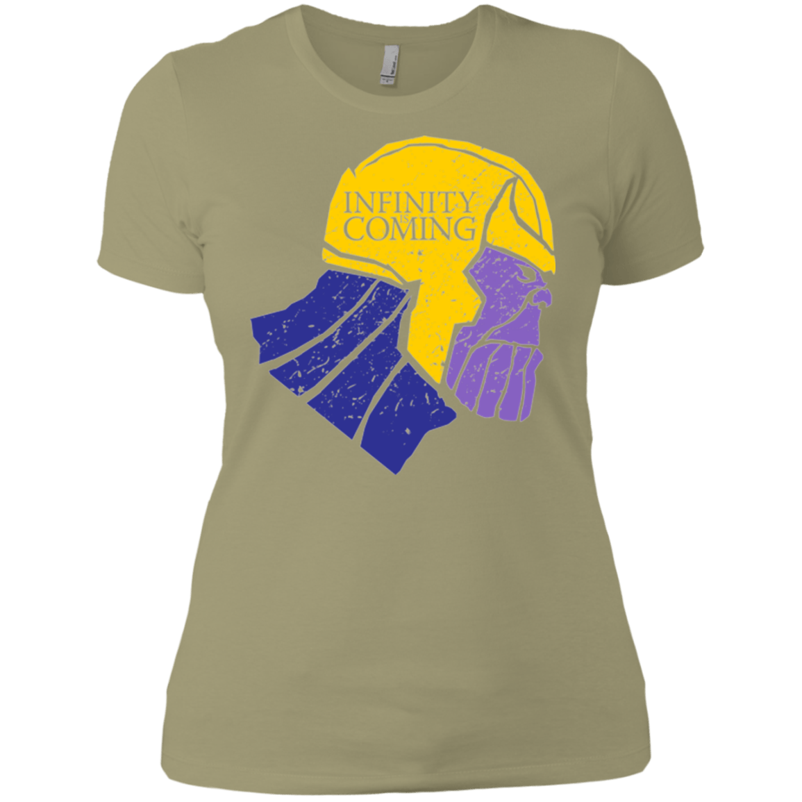 T-Shirts Light Olive / X-Small Infinity is Coming Women's Premium T-Shirt