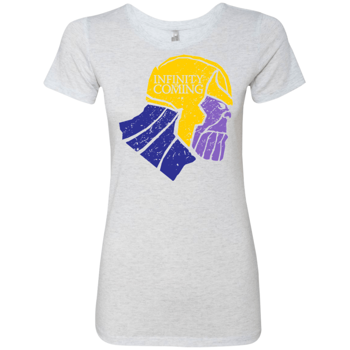 T-Shirts Heather White / S Infinity is Coming Women's Triblend T-Shirt