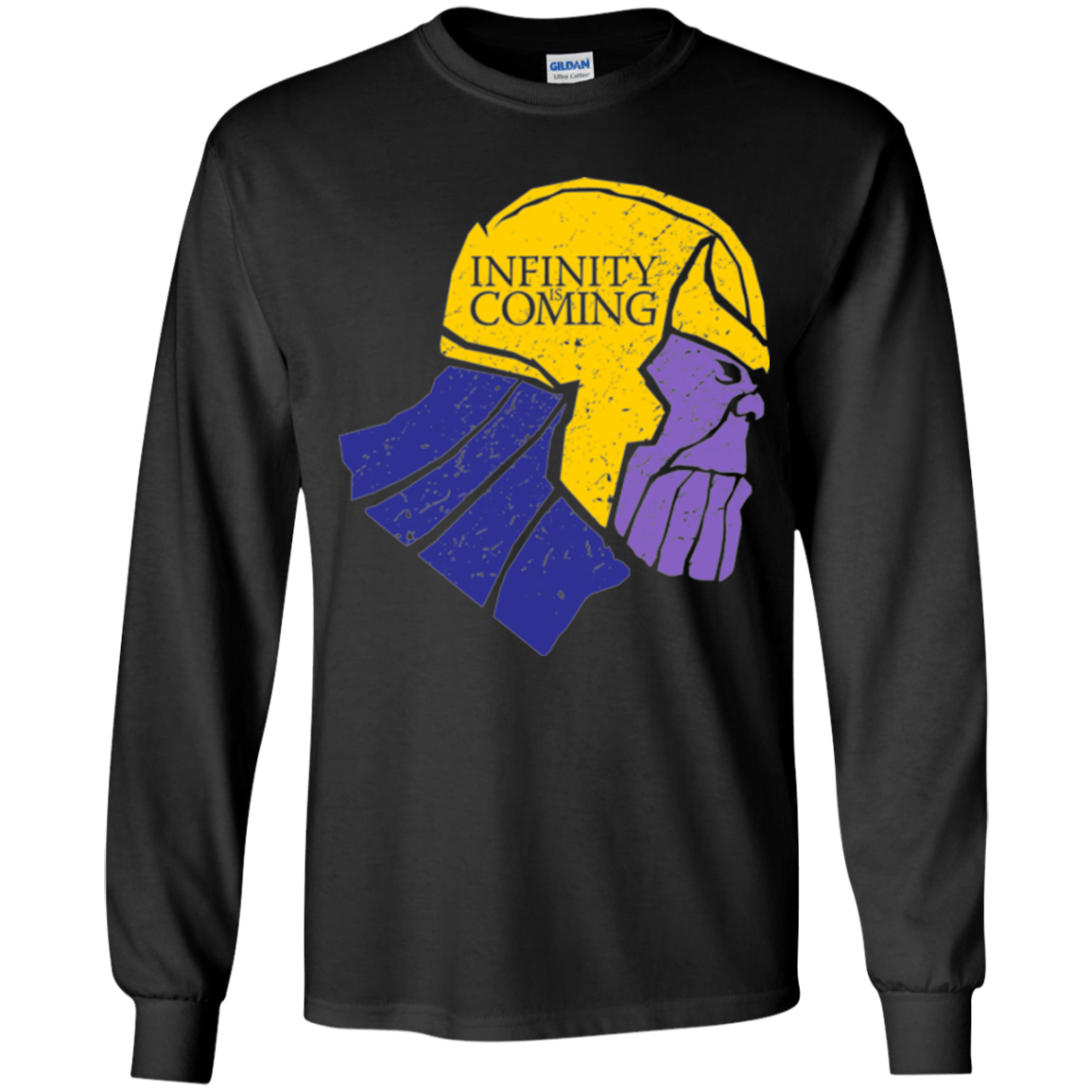 T-Shirts Black / YS Infinity is Coming Youth Long Sleeve T-Shirt