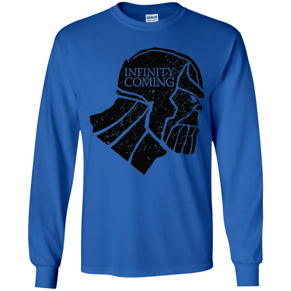 T-Shirts Royal / YS Infinity is coming Youth Long Sleeve T-Shirt