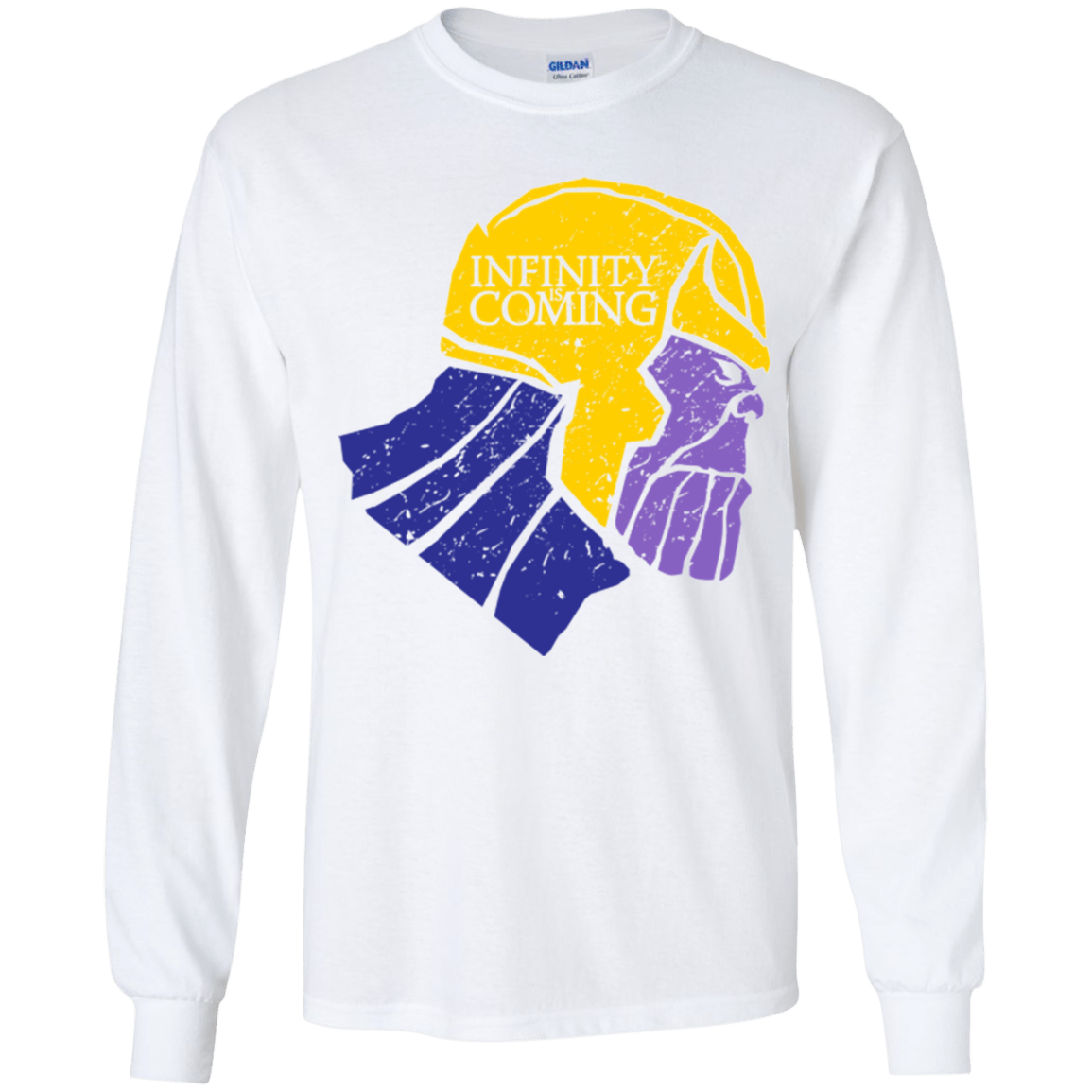 T-Shirts White / YS Infinity is Coming Youth Long Sleeve T-Shirt