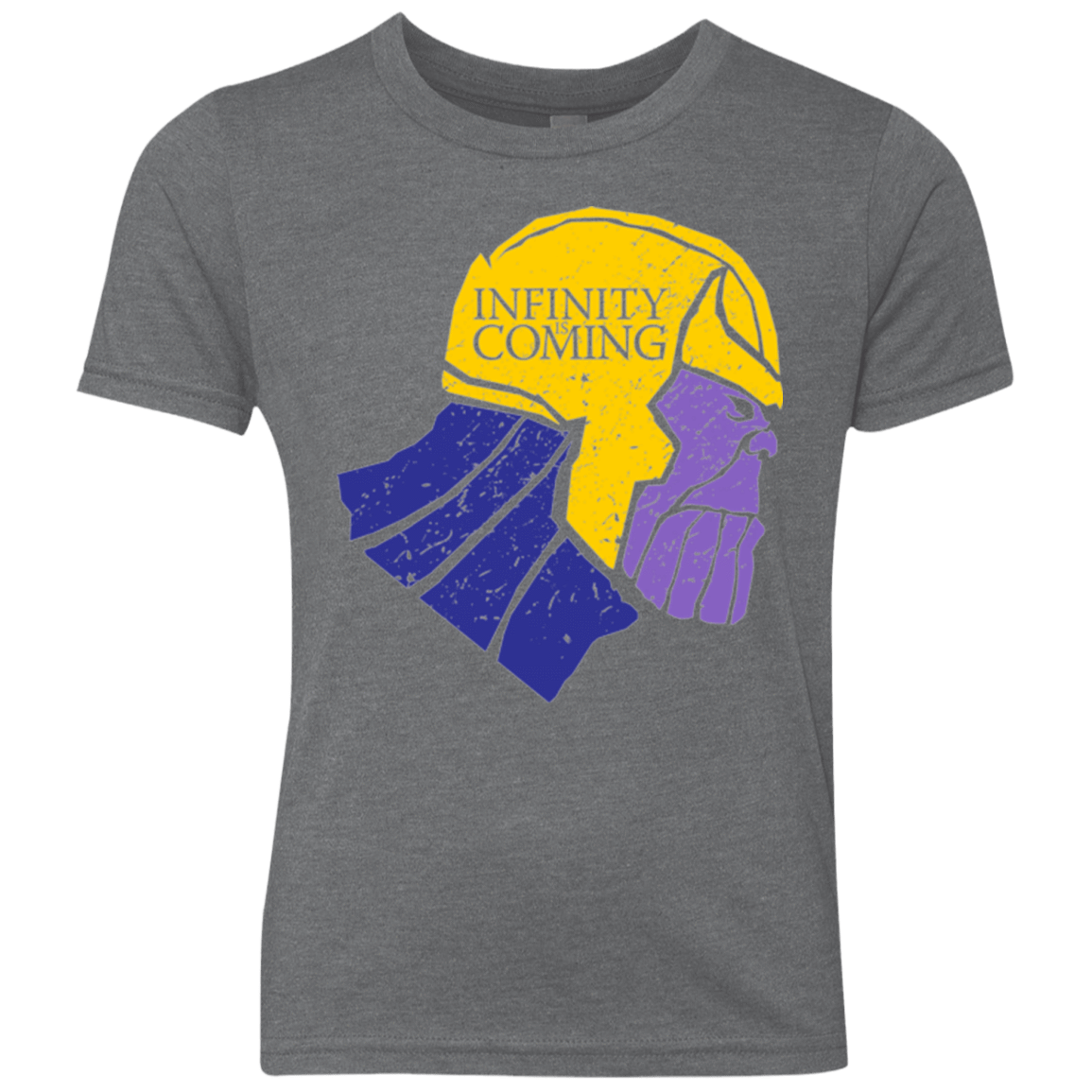 T-Shirts Premium Heather / YXS Infinity is Coming Youth Triblend T-Shirt