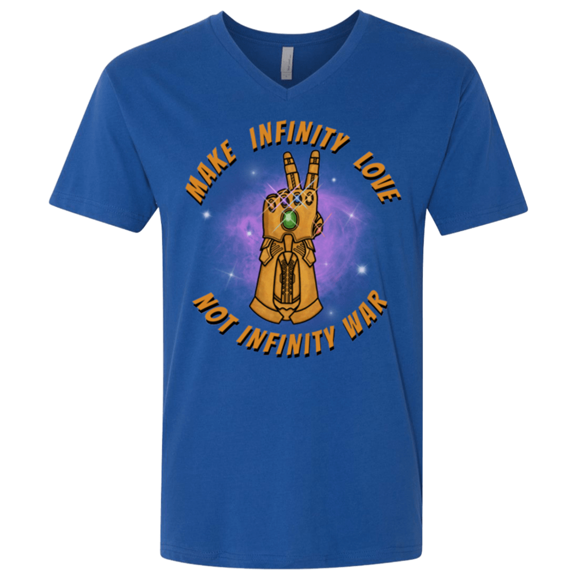 T-Shirts Royal / X-Small Infinity Peace Men's Premium V-Neck