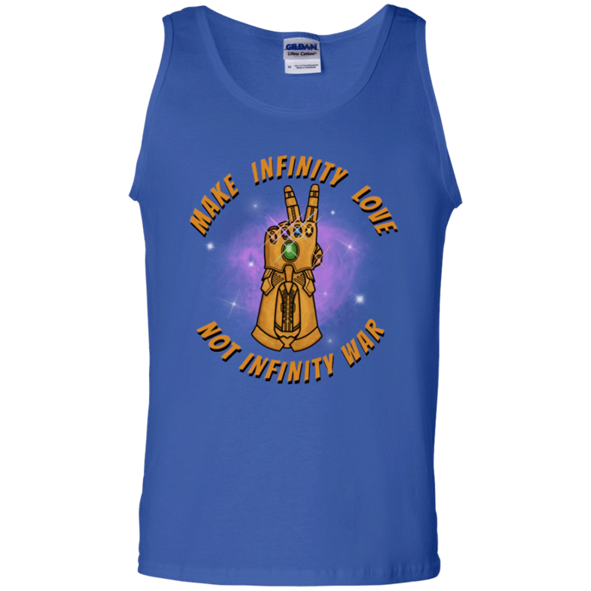 T-Shirts Royal / S Infinity Peace Men's Tank Top