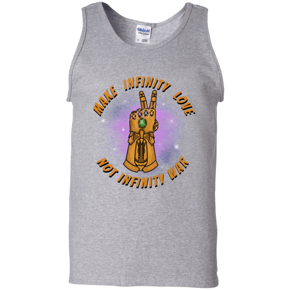 T-Shirts Sport Grey / S Infinity Peace Men's Tank Top