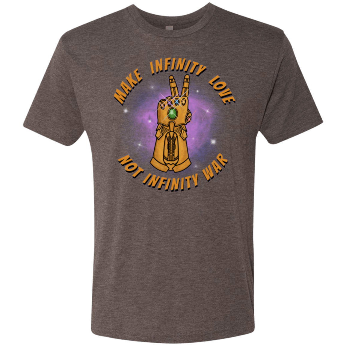 T-Shirts Macchiato / S Infinity Peace Men's Triblend T-Shirt