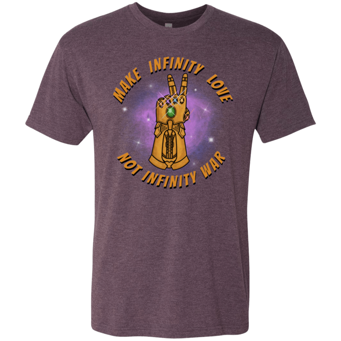 T-Shirts Vintage Purple / S Infinity Peace Men's Triblend T-Shirt