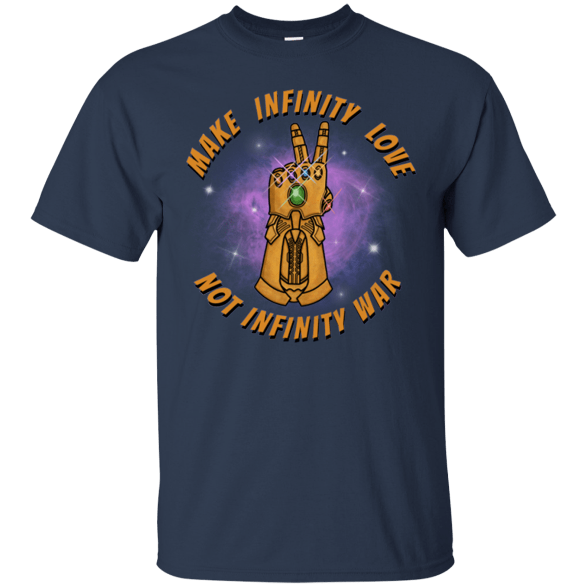 T-Shirts Navy / S Infinity Peace T-Shirt