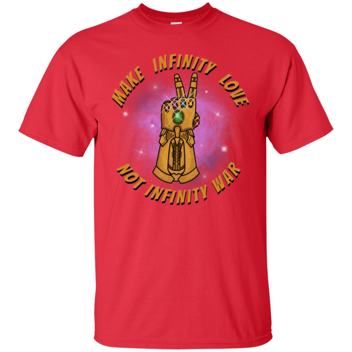 T-Shirts Red / S Infinity Peace T-Shirt