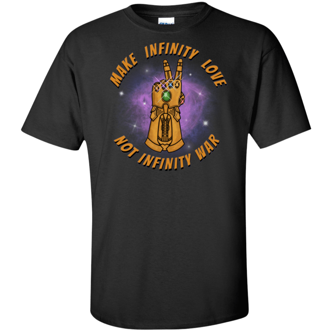 T-Shirts Black / XLT Infinity Peace Tall T-Shirt