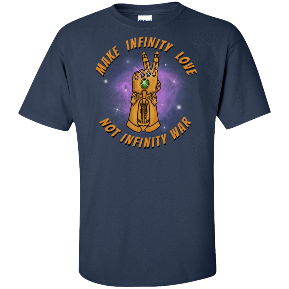 T-Shirts Navy / XLT Infinity Peace Tall T-Shirt